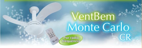 VENTILADOR VENTBEM MONTE CARLO C/CONTROLE REMOTO